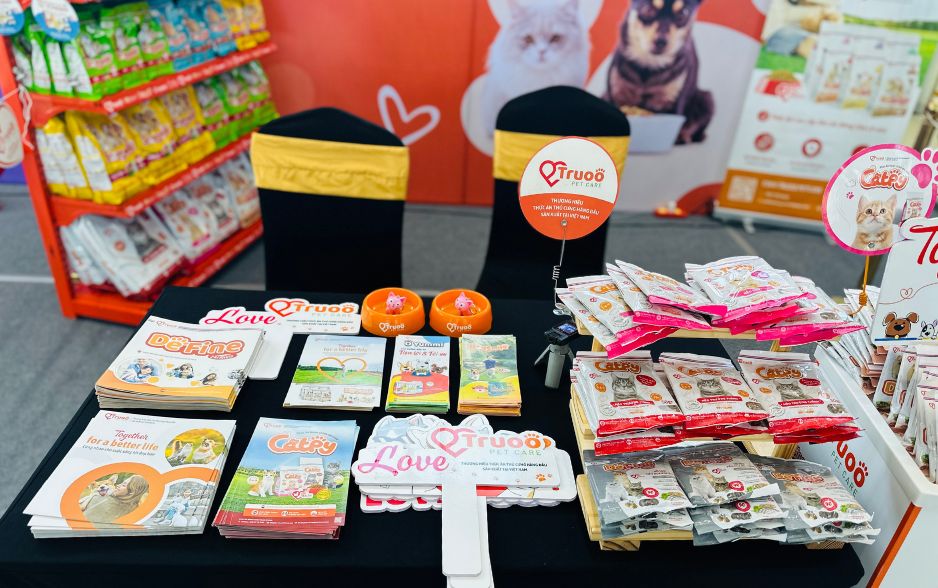 Quà tặng dành cho người tham quan gian hàng Truoo Pet Care