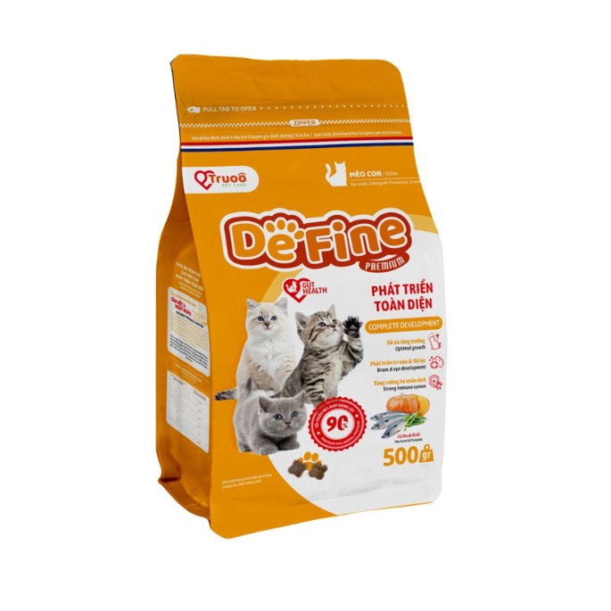 Thức ăn cho mèo DeFine Cat - Phát triển toàn diện | Truoo Pet Care