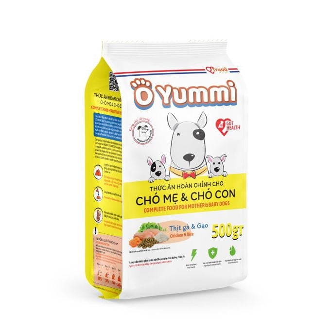 O Yummi Thịt Gà và Gạo - Thức ăn dành cho chó mẹ chó con | Truoo Pet Care