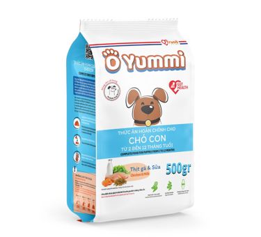 O Yummi Thịt Gà và Sữa - Thức ăn hoàn chỉnh cho chó con | Truoo Pet Care